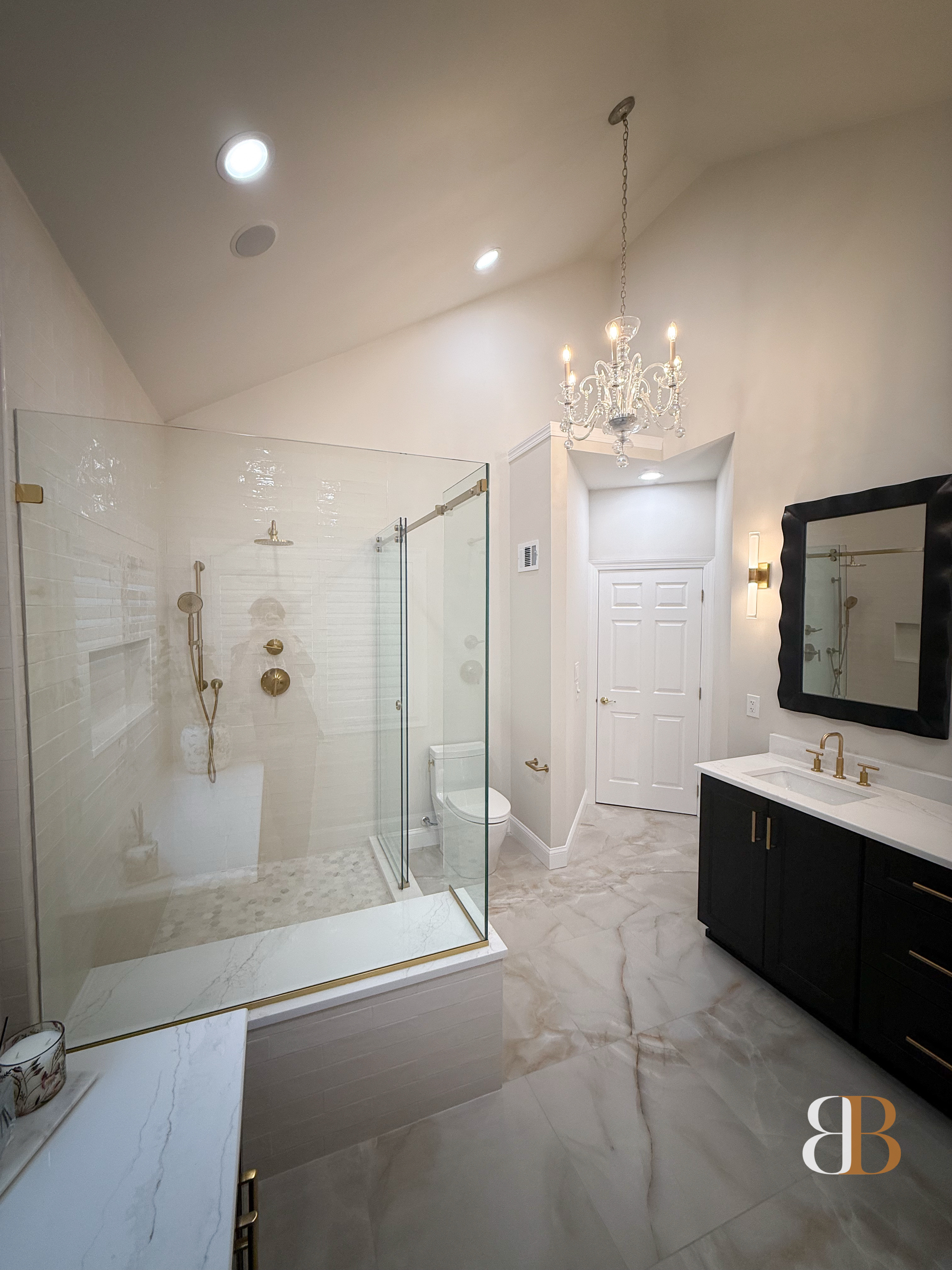 Contemporary bathroom remodel in Yardley by B&B Associates Creations — photo 5